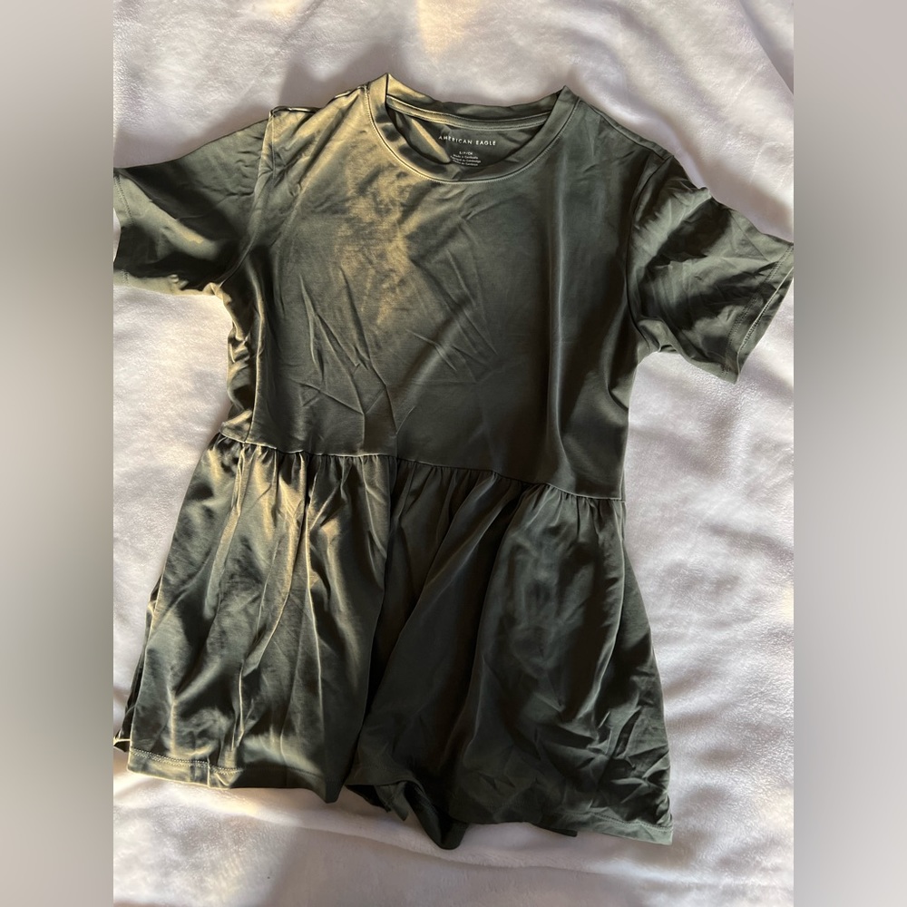 American Eagle Army Green blouse, Size S/M
